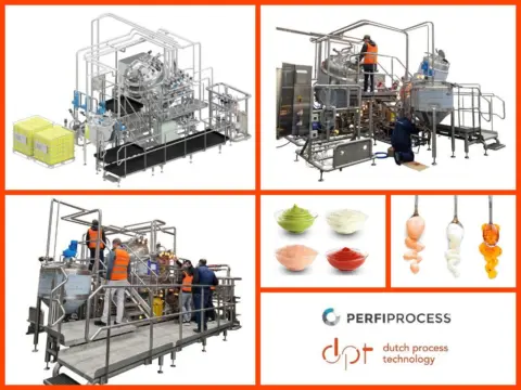DPT Dutch Process Technology Perfinox Perfiprocess Perfitherm Perfitech Batch processing UHT HTST Aseptic ready meals dips spreads mayonaise salades mayo ketchup sauces