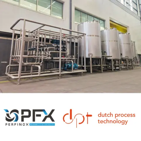 DPT Dutch Process Technology PFX Perfinox CIP Cleaning in Place