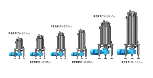 Dutch Process Technology Perfitherm Range scraper surface heat exchanger geschraapter warmtewisselaar kratzwarmetauscher